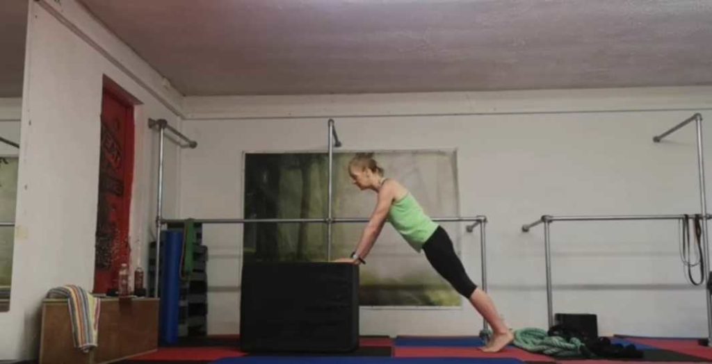 Upper body workout with Tracy